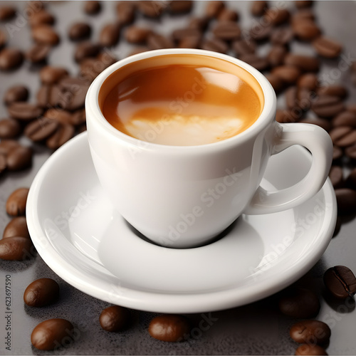 3d rendering of coffee product display and demonstration for product, demo, backdrop, mockup, daylight, nature, beige