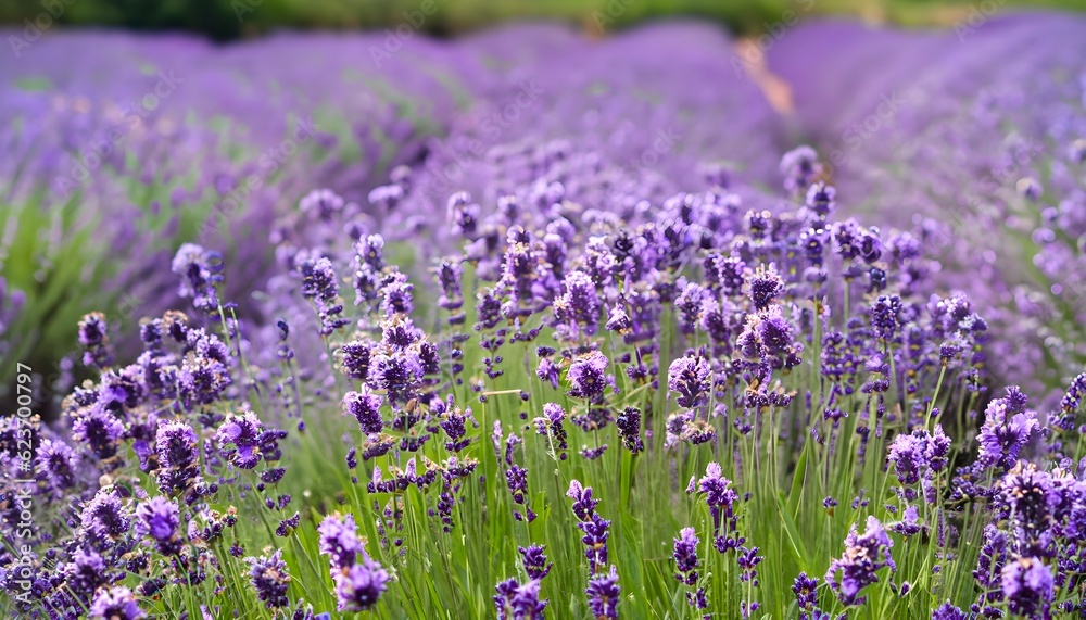 Obraz premium lavender field region,Generative AI