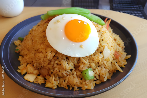 fried egg with fried rice
nasi goreng.
generative AI