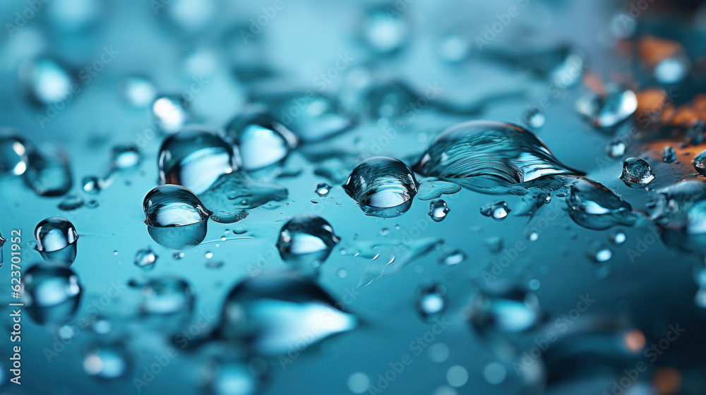 Mist and Metal: Close-Up of Condensation on Brushed Stainless Steel. Generative AI Mist and Metal: Close-Up of Condensation on Brushed Stainless Steel. Generative AI