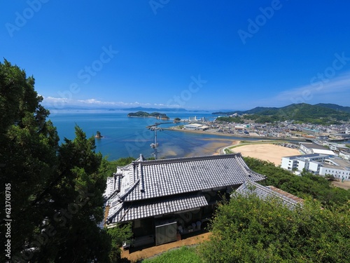 birodで撮影した富丘八幡神社【香川県小豆島（土庄町）】2