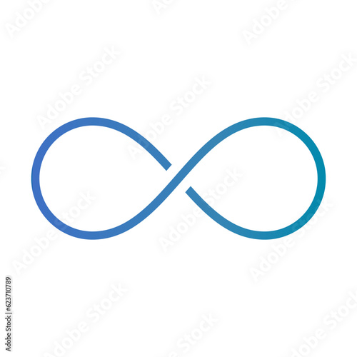 Infinite sign. Unlimited or infinity loop sign. Vector.