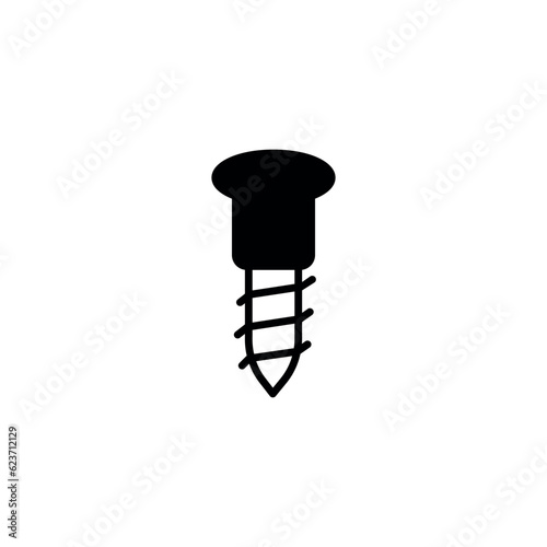 Head Pan icon design with white background stock illustration