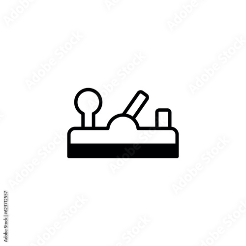 Jack Planer icon design with white background stock illustration