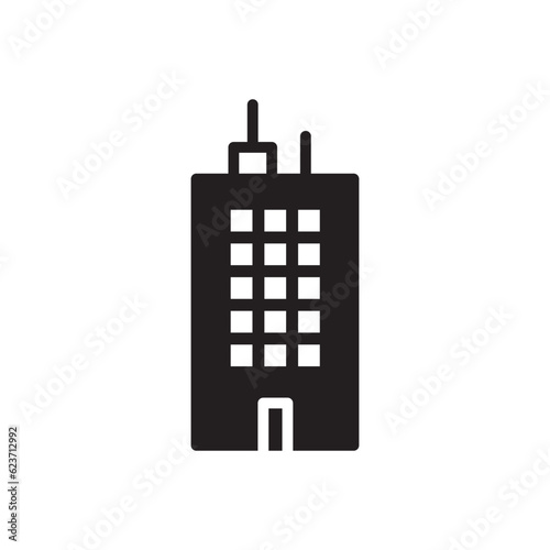 Building vector icon. City building flat sign design. Building home symbol pictogram. UX UI icon