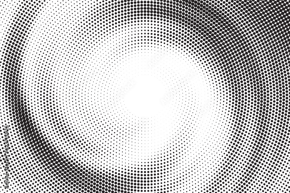 Halftone vector background. Monochrome halftone pattern. Abstract geometric dots background. Pop Art comic gradient black white texture. Design for presentation banner, poster, flyer, business card. Halftone vector background. Monochrome halftone pattern. Abstract geometric dots background. Pop Art comic gradient black white texture. Design for presentation banner, poster, flyer, business card.