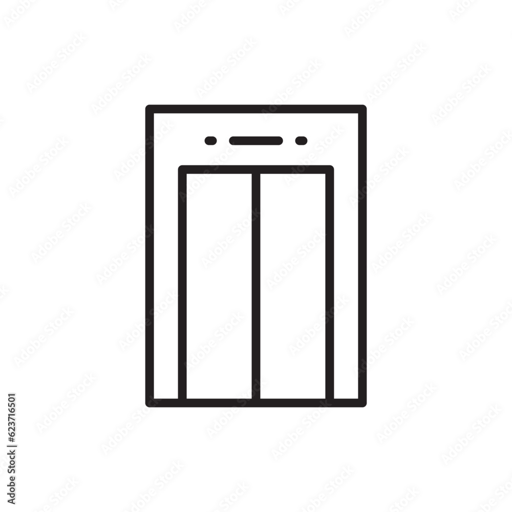 Elevator vector icon. Elevator flat sign design. Elevator symbol pictogram. UX UI icon Elevator vector icon. Elevator flat sign design. Elevator symbol pictogram. UX UI icon