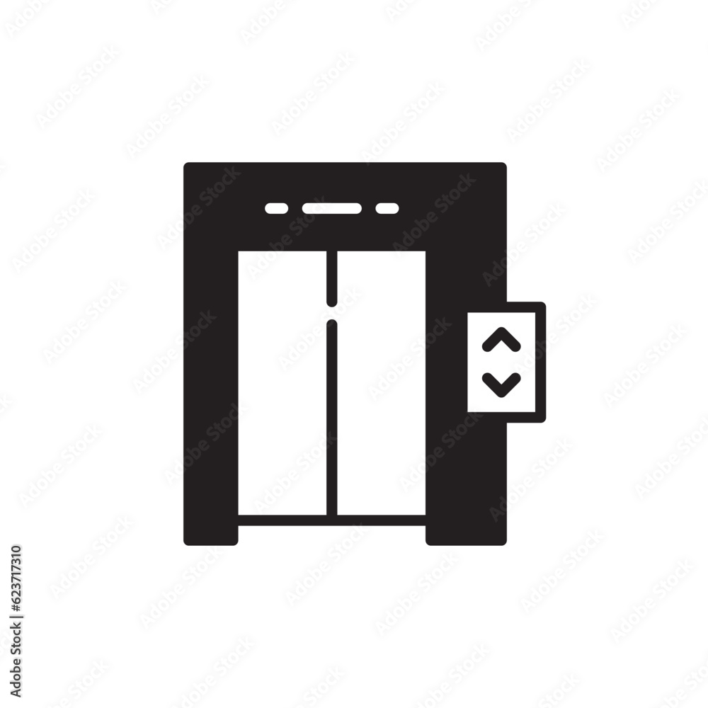 Elevator vector icon. Elevator flat sign design. Elevator symbol pictogram. UX UI icon Elevator vector icon. Elevator flat sign design. Elevator symbol pictogram. UX UI icon