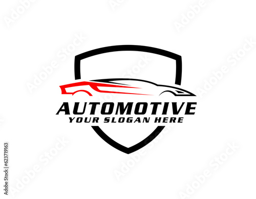 Car Garage Premium Concept Logo Design