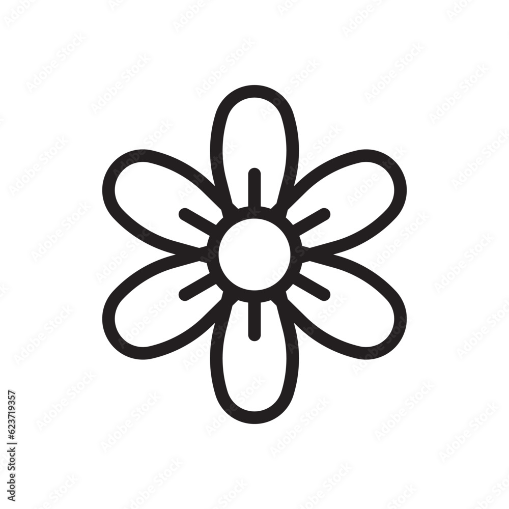 Flower vector icon. Flower flat sign design. Flower symbol pictogram. UX UI icon Flower vector icon. Flower flat sign design. Flower symbol pictogram. UX UI icon