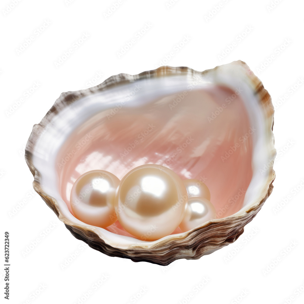shell and pearl isolated on transparent background cutout shell and pearl isolated on transparent background cutout