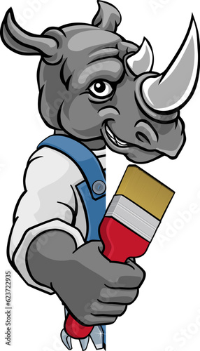 A rhino painter decorator c...