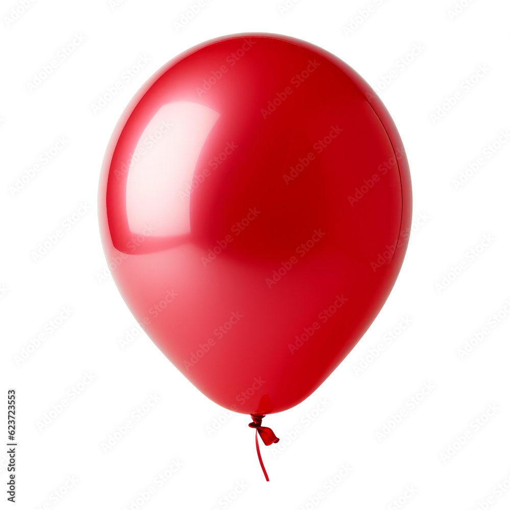red balloon isolated on transparent background cutout red balloon isolated on transparent background cutout