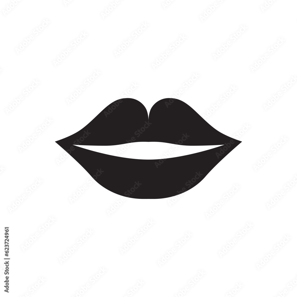 Kiss icon. Lip vector icon. Lips flat sign design. Lips symbol pictogram. UX UI icon Kiss icon. Lip vector icon. Lips flat sign design. Lips symbol pictogram. UX UI icon