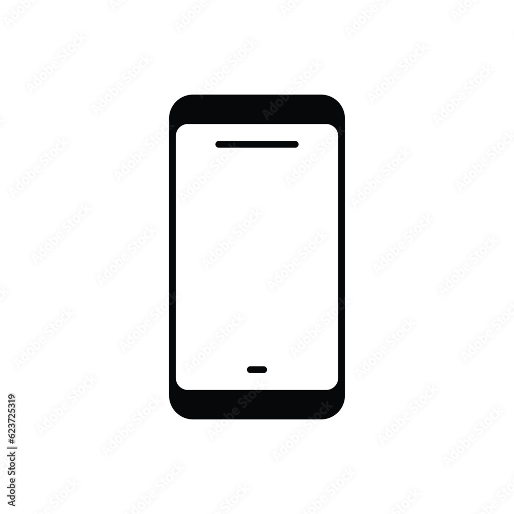Smartphone icon vector stock illustration. Smartphone icon vector stock illustration.