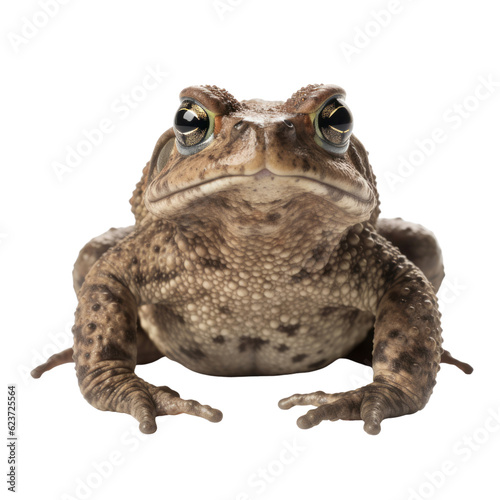 frog isolated on transparent background cutout