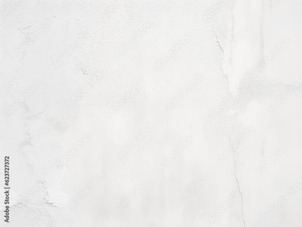 White wall texture, White concrete wall background texture - Generative Ai