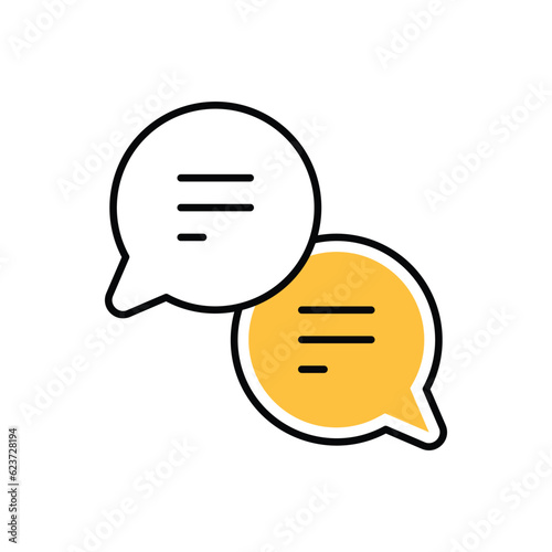 Communication icon vector stock illustration.