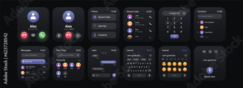 vector smart watch user interface editable template design 