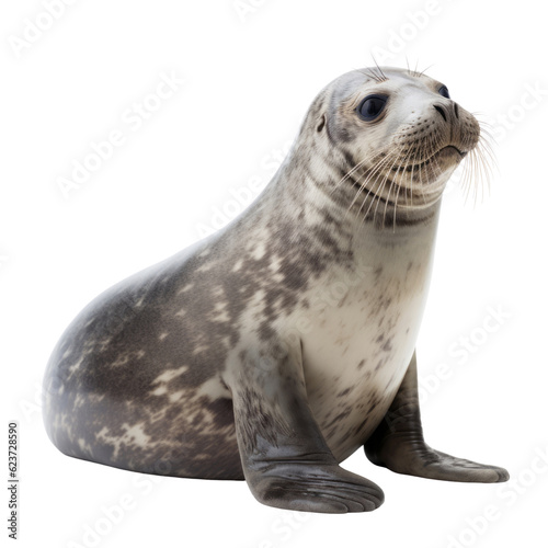 state sea lion isolated on transparent background cutout © Papugrat