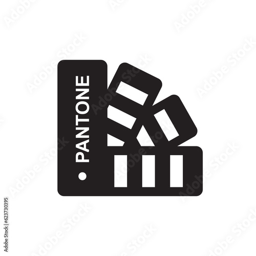 Pantone vector icon. Pantone flat sign design. Pantone symbol pictogram. UX UI icon