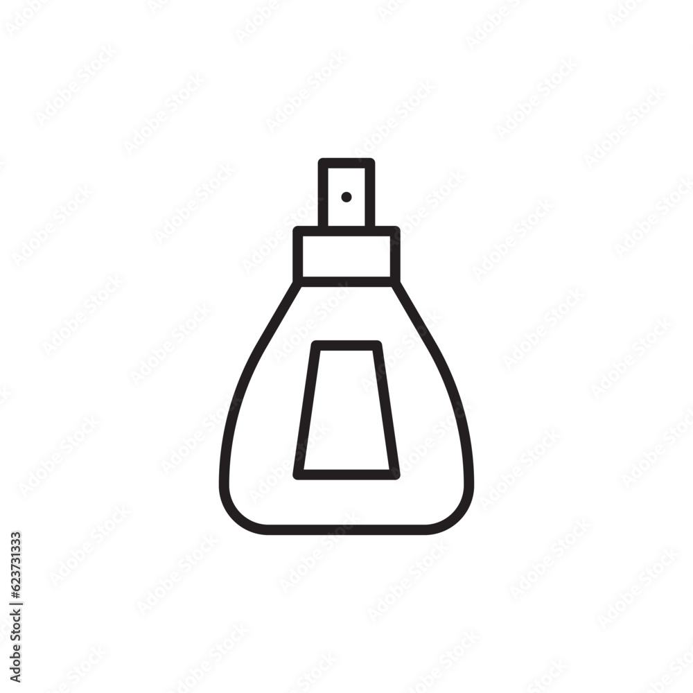 Perfume vector icon. Perfume scent flat sign design. Perfume essence symbol pictogram. UX UI icon
