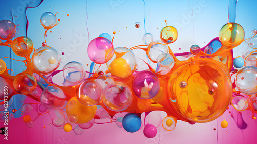 Wallpaper Mural water drop on colorful background. Torontodigital.ca