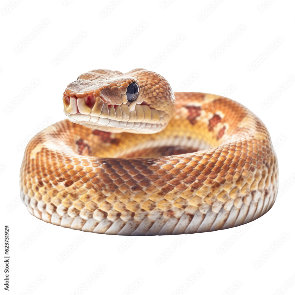 Obraz premium snake isolated on transparent background cutout