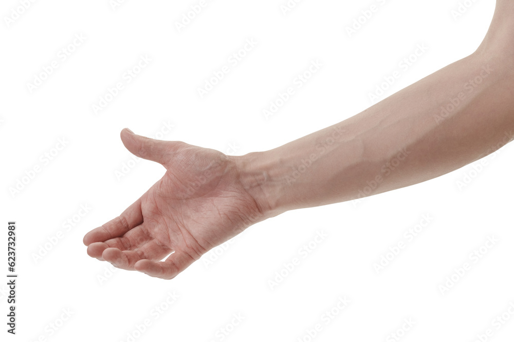 Man hand to grab something isolated on white background Man hand to grab something isolated on white background