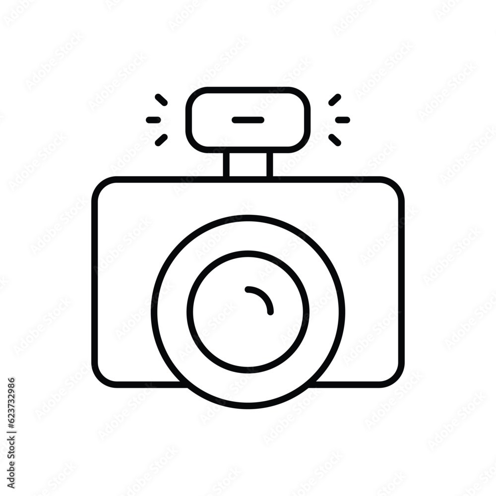 Camra icon vector stock illustration. Camra icon vector stock illustration.