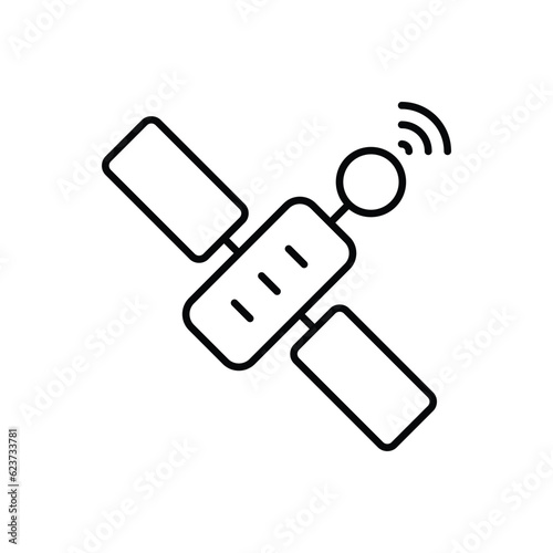 Satelight icon vector stock illustration.