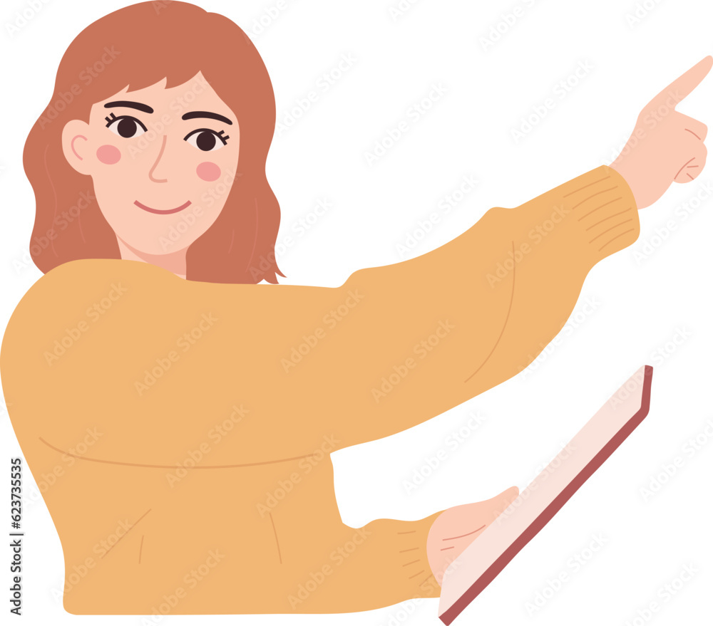 Female Teacher Education Academic Speech Illustration Graphic Cartoon Art Female Teacher Education Academic Speech Illustration Graphic Cartoon Art