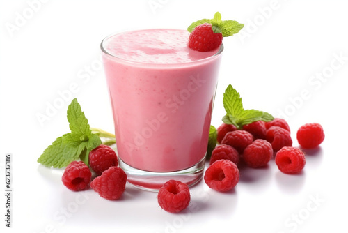 raspberry and smoothie