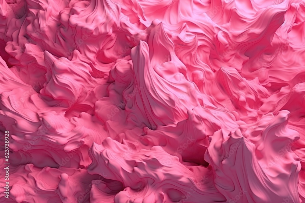 Volumetric Pink Abstract Texture with High Detail