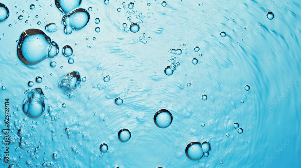 Water texture with bubbles. Generative Ai Water texture with bubbles. Generative Ai