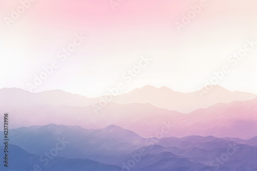 mountain layers gradient of pink pastel background subtle abstract design created with generative ai 