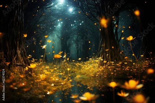 Fireflies aglow in the darkness  nature s fire mimicry
