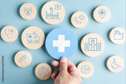 Fotografie Health insurance and welfare service concept