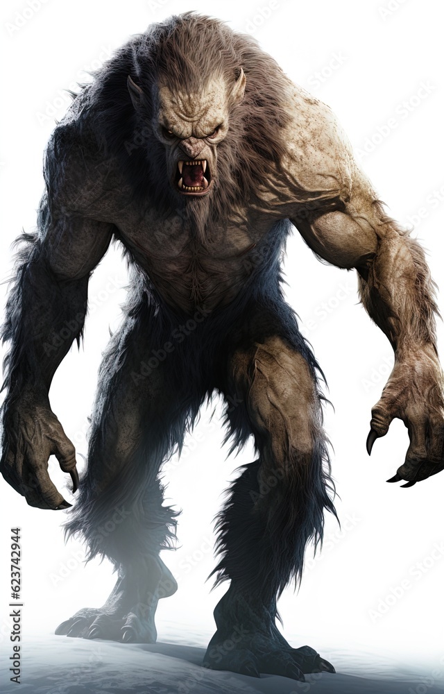 A savage werewolf attacks. Great for fantasy, DnD, RPG, TTRPG,  horror and more. 