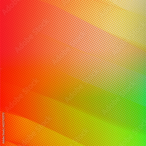 Red  yellow  green gradient square background illustration. Backdrop  Best suitable for Ad  poster  banner  sale  celebrations and various design works