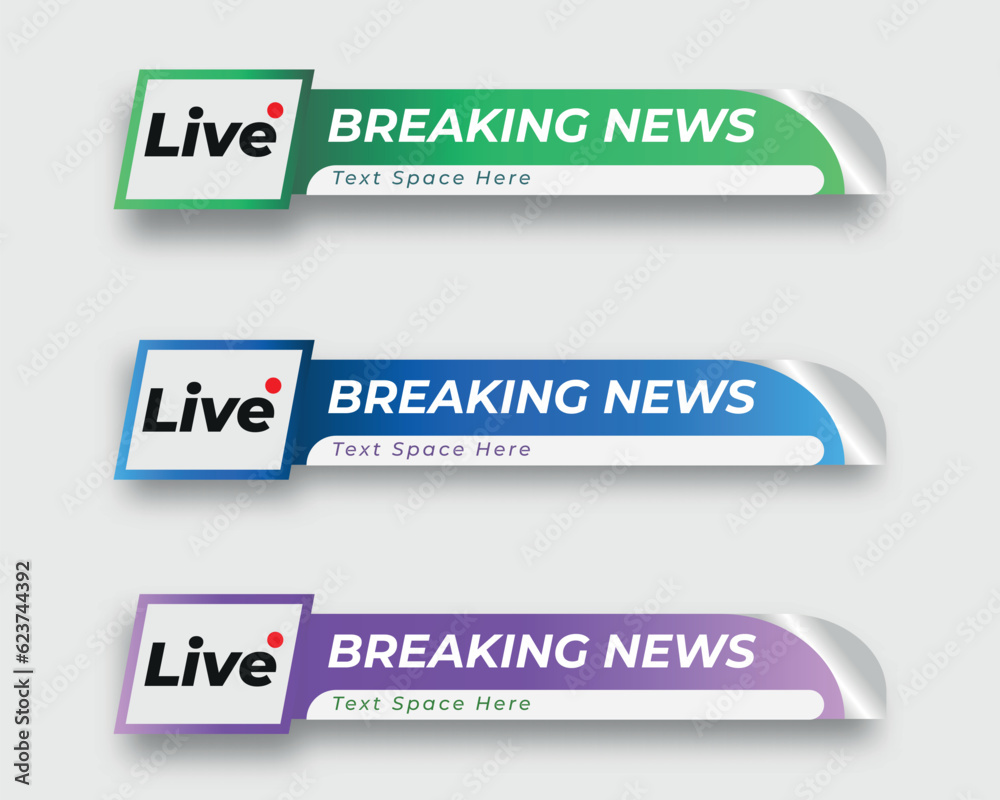 tv news bar. bars newspaper. social media bars. Television broadcast media title banner. title bar tv news bar. bars newspaper. social media bars. Television broadcast media title banner. title bar