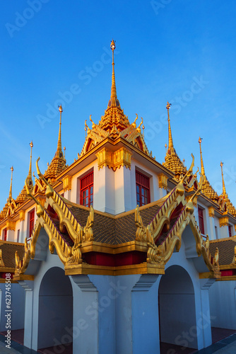 Lohaprasat temple in Wat Ratchanatdaram Worawihan, Bangkok, Thailand © narongcp
