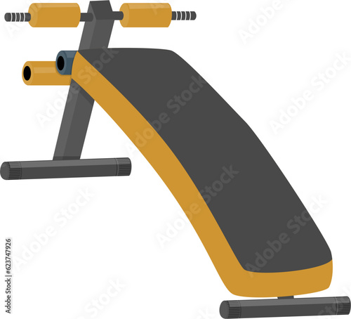 illustration of a ab bench