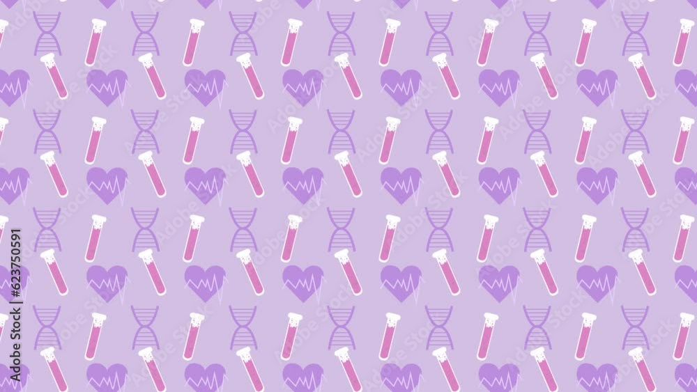 Simple seamless background of medical symbols Simple seamless background of medical symbols