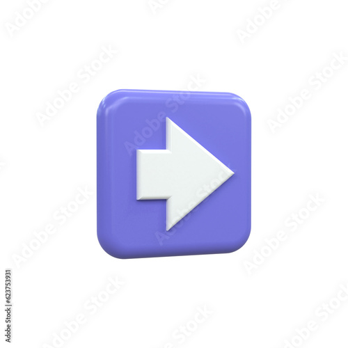 Free Download 3D Rendered Illustration showing a arrow and Interest icon 3D render arrow 
 - GFXLoad