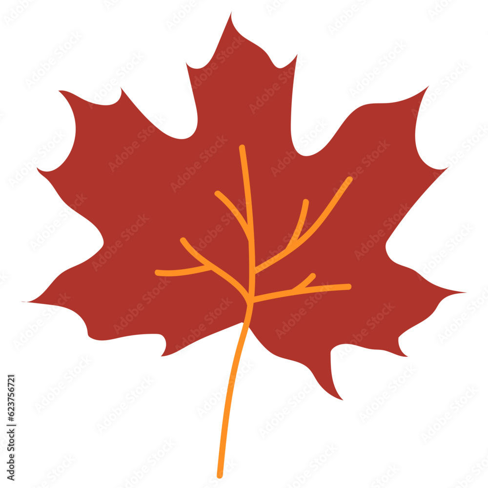 Obraz premium Autumn leaf icons