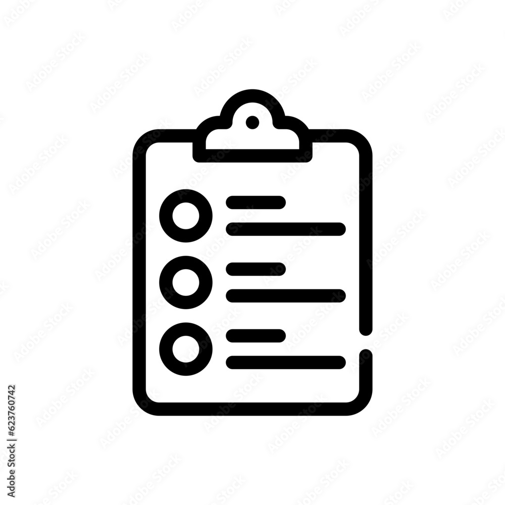 survey line icon survey line icon