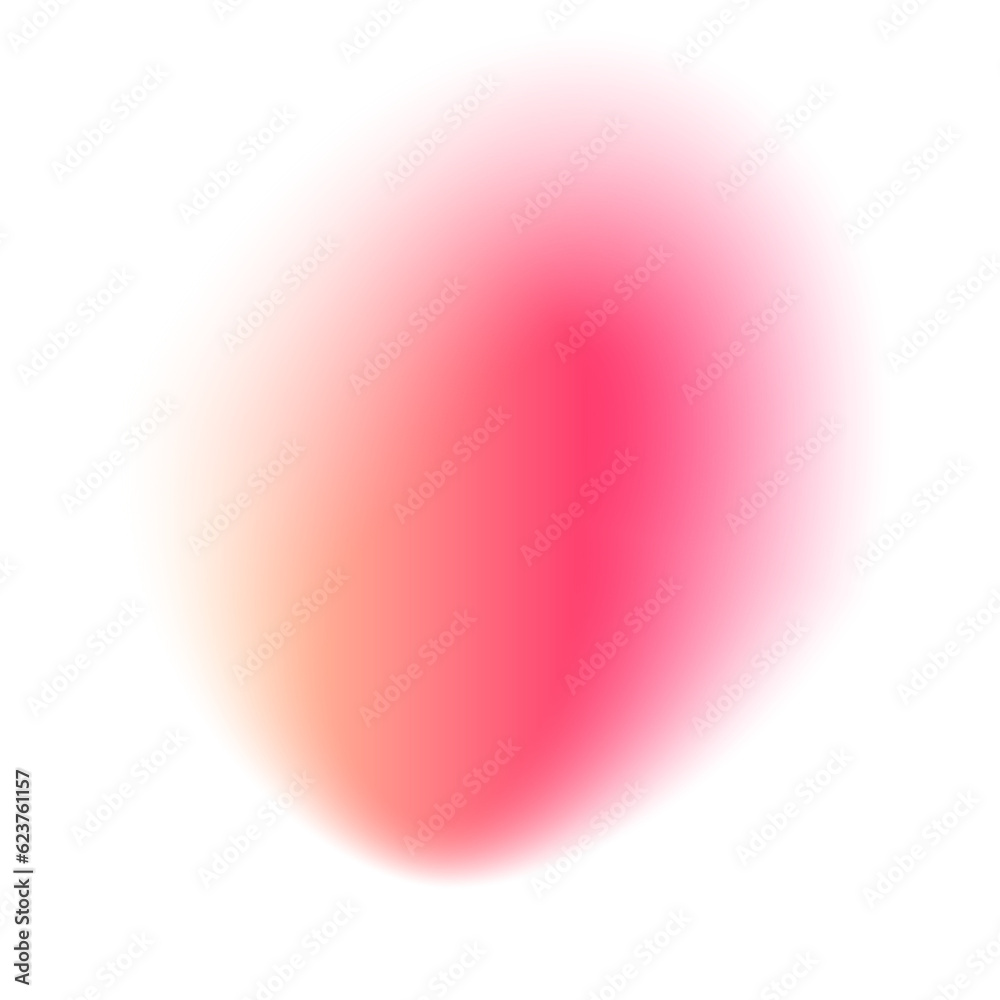 Pink Blurred Gradient Shape