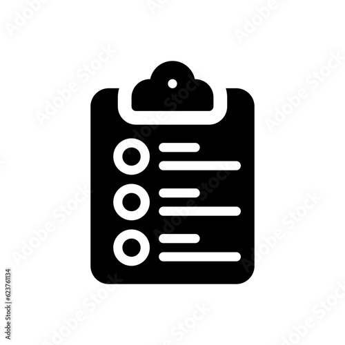 survey glyph icon