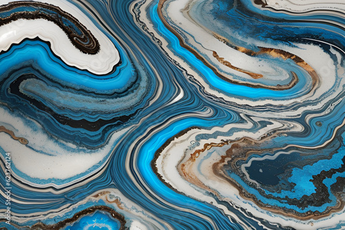 blue and white background. generative ai © fabricx.